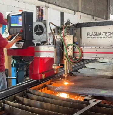 Pantógrafo de plasma y oxicorte